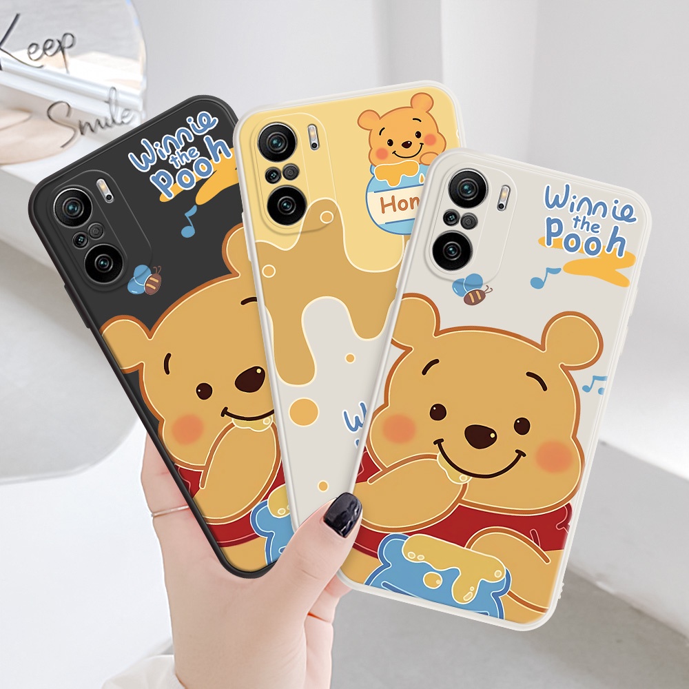 Ốp Điện Thoại Họa Tiết Winnie The Pooh Dễ Thương Cho OPPO A9 A73 F1 F3 R9S Plus R9 F7 F17 F9 F11 Pro Reno 4 5 Pro Plus 5k