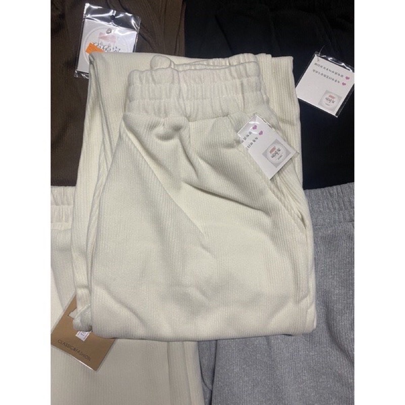 Quần nỉ jogger hàng qccc kèm anh thật cuối