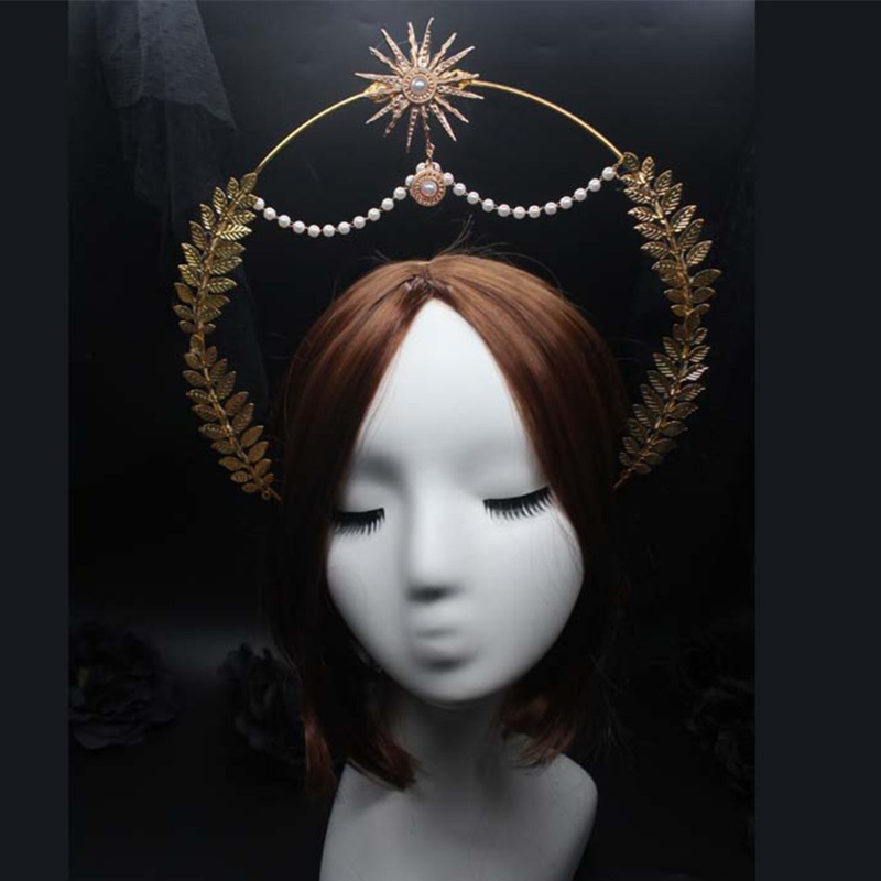 Phụ Kiện Vương Miện Kim Loại Tự Làm Phong Cách Lolita Vintage