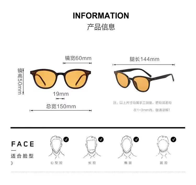 Kính Mát Gọng Nhỏ Chống Bức Xạ Phong Cách Vintage Thời Trang Unisex