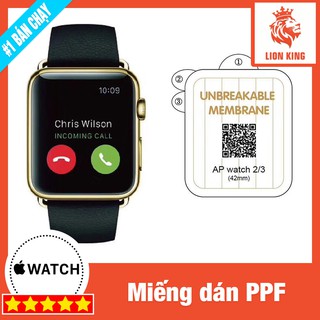 Miếng dán PPF tự phục hồi trầy xước cho Apple Watch Series 1/2/3/4/5 size 38 40 42 44mm