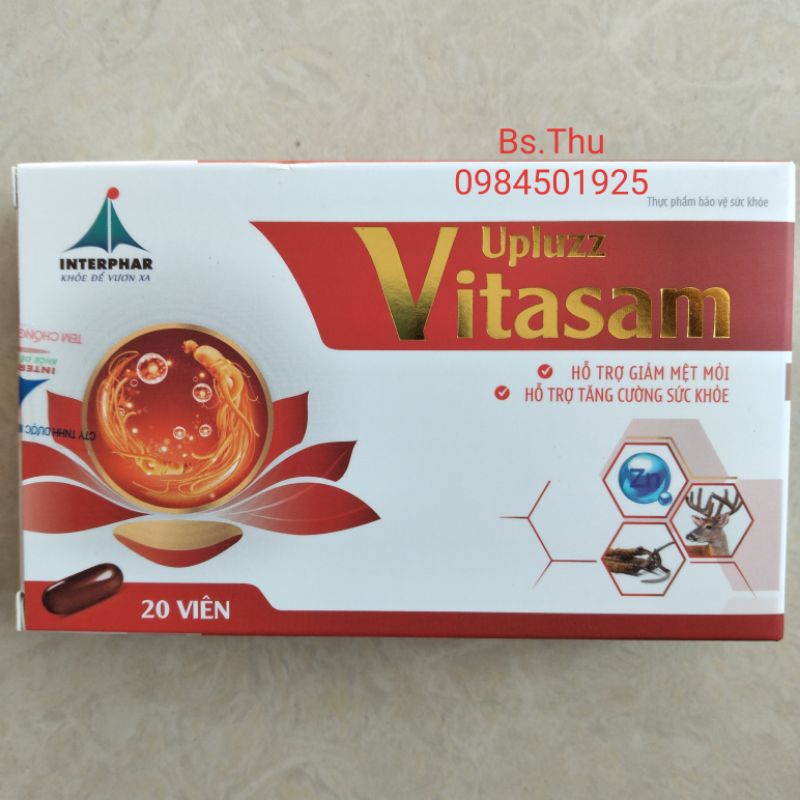 UPLUZZ VITASAM - TĂNG CƯỜNG SỨC KHOẺ, GIẢM MỆT MỎI
