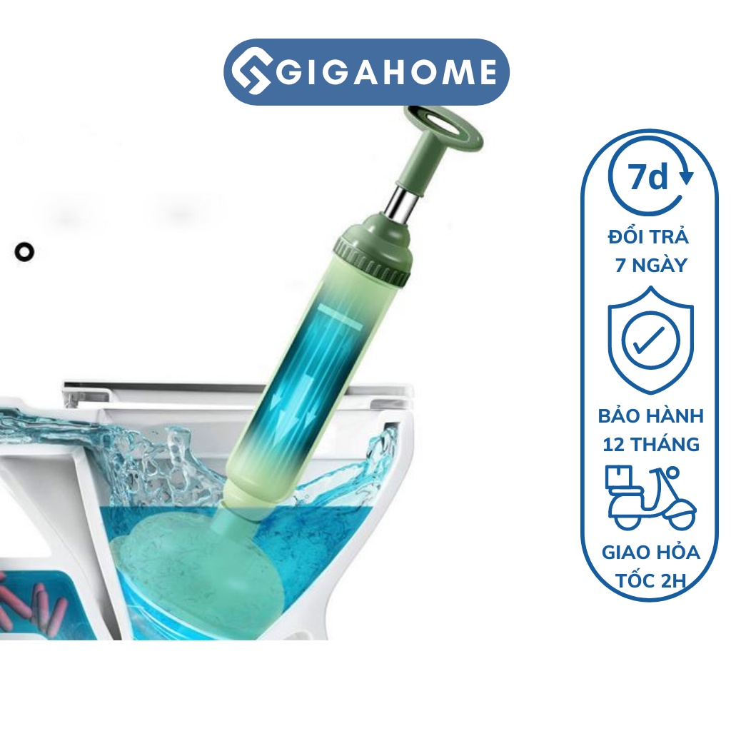 Cây Thông Cống, Bồn Cầu, Lavabo Rút Chân Không Lực Hút Cực Mạnh GIGAHOME 1045