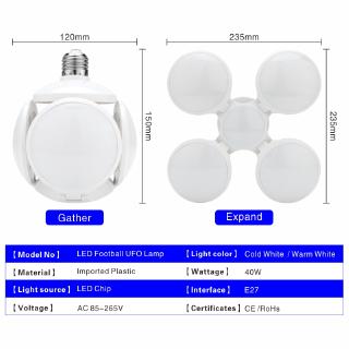 Đèn Led Gắn Trần Nhà 40w 2400lm E27