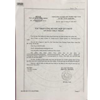 Nước tỏi đen hàn quốc