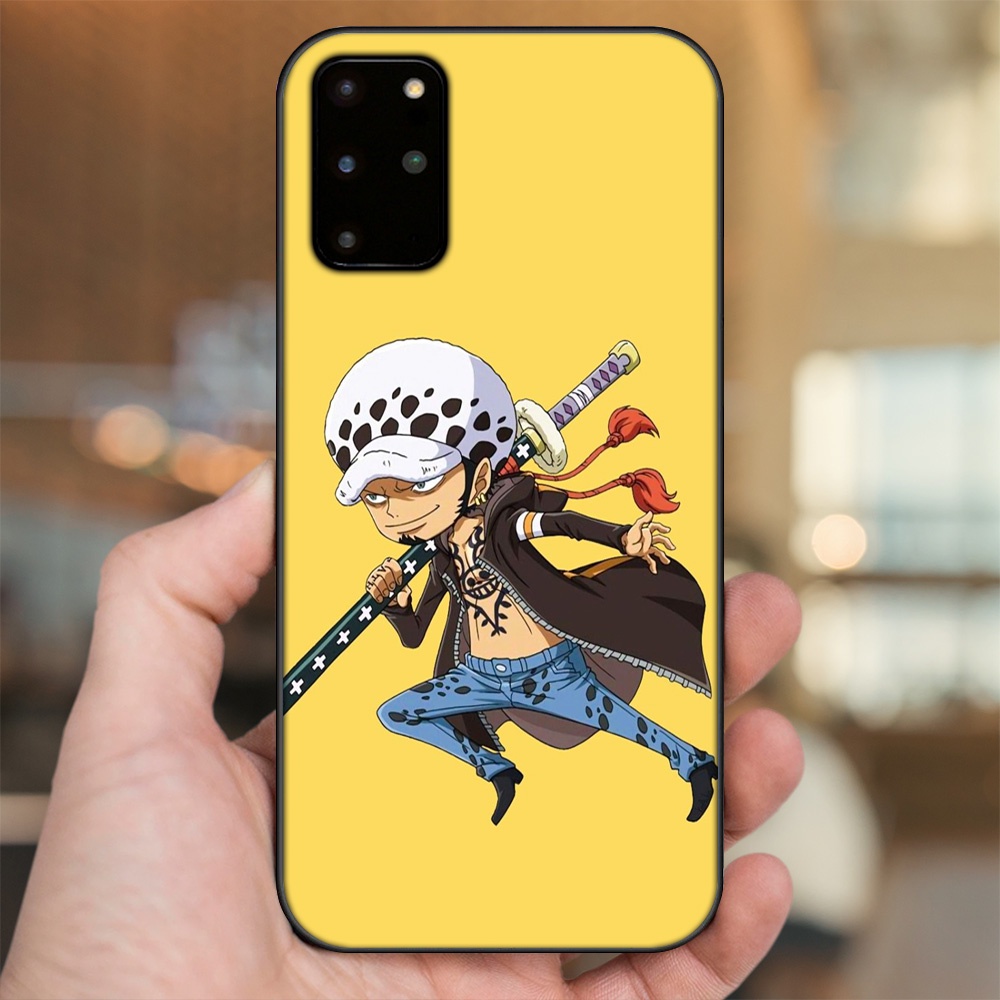 Ốp lưng Samsung S20 Plus viền đen in hình Law One Piece
