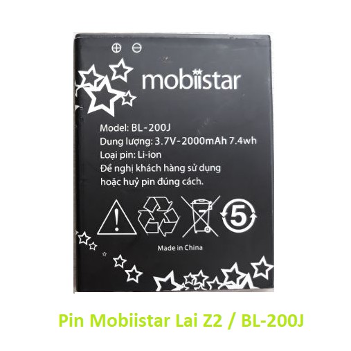 Pin Mobiistar Lai Z2 / BL-200J