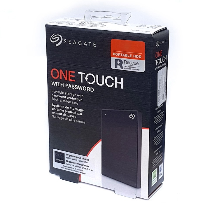 Ổ cứng di động USB3.0 Seagate One Touch With Password 1TB 2TB 4TB bảo hành 3 năm