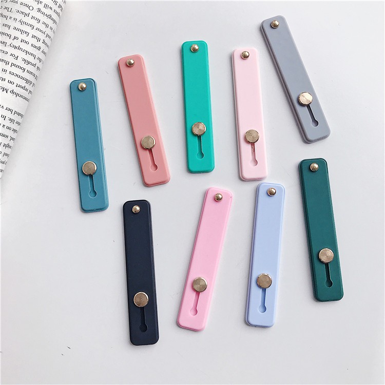 Ốp Điện Thoại Silicon Kèm Dây Đeo Và Giá Đỡ Thông Dụng Cho iPhone