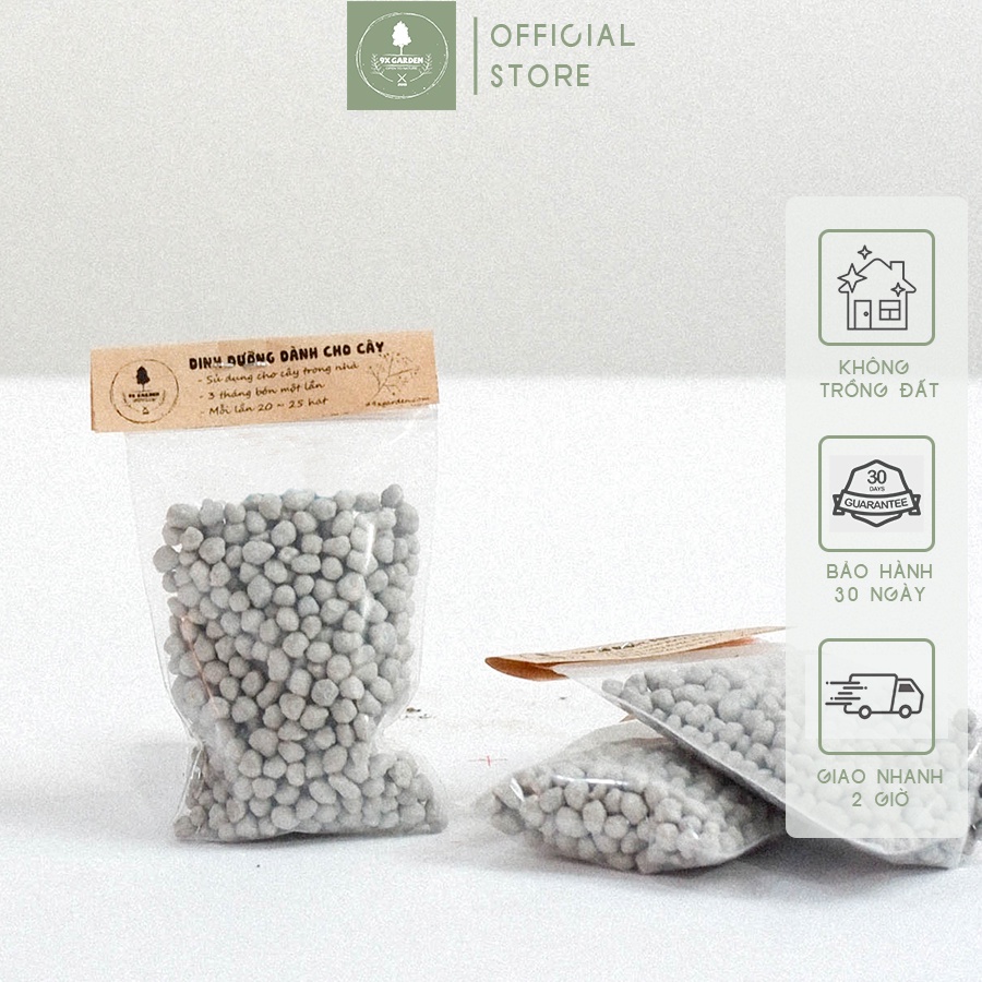 Phân Bón Dinh Dưỡng x Túi 40 gram - Cây Trồng Không Đất - 9X Garden