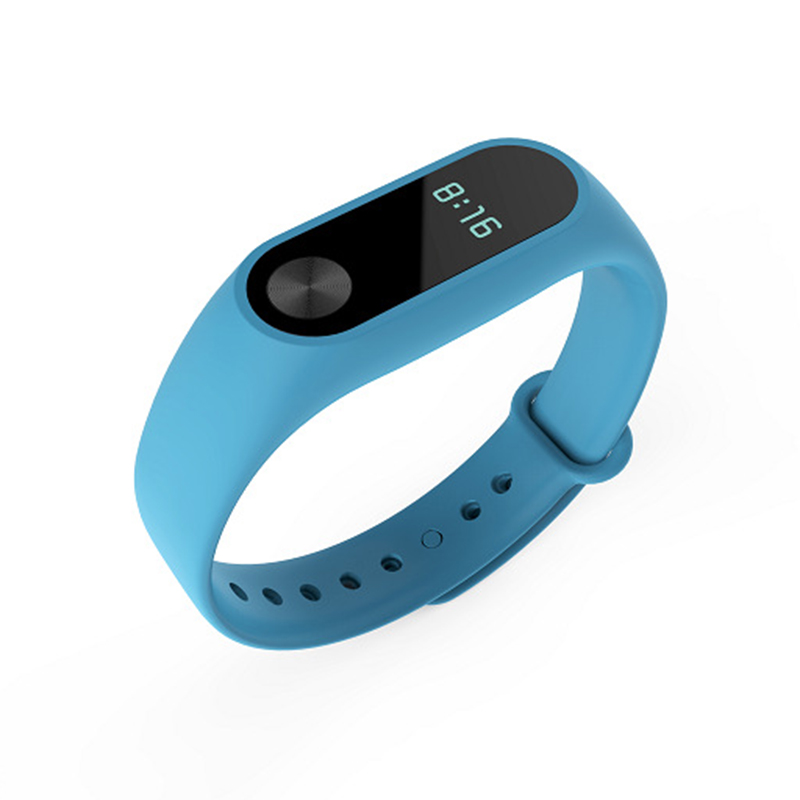 Dây Đeo Thay Thế Bằng Silicon Màu Trơn Cho Xiaomi Mi Band 2