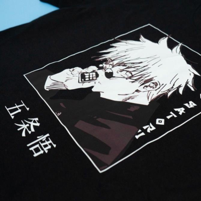 Áo Hoodie Jujutsu Kaisen: Gojo Satoru, Trùm Cuối Anime, Unisex Nỉ Bông 100% 2 màu nam nữ