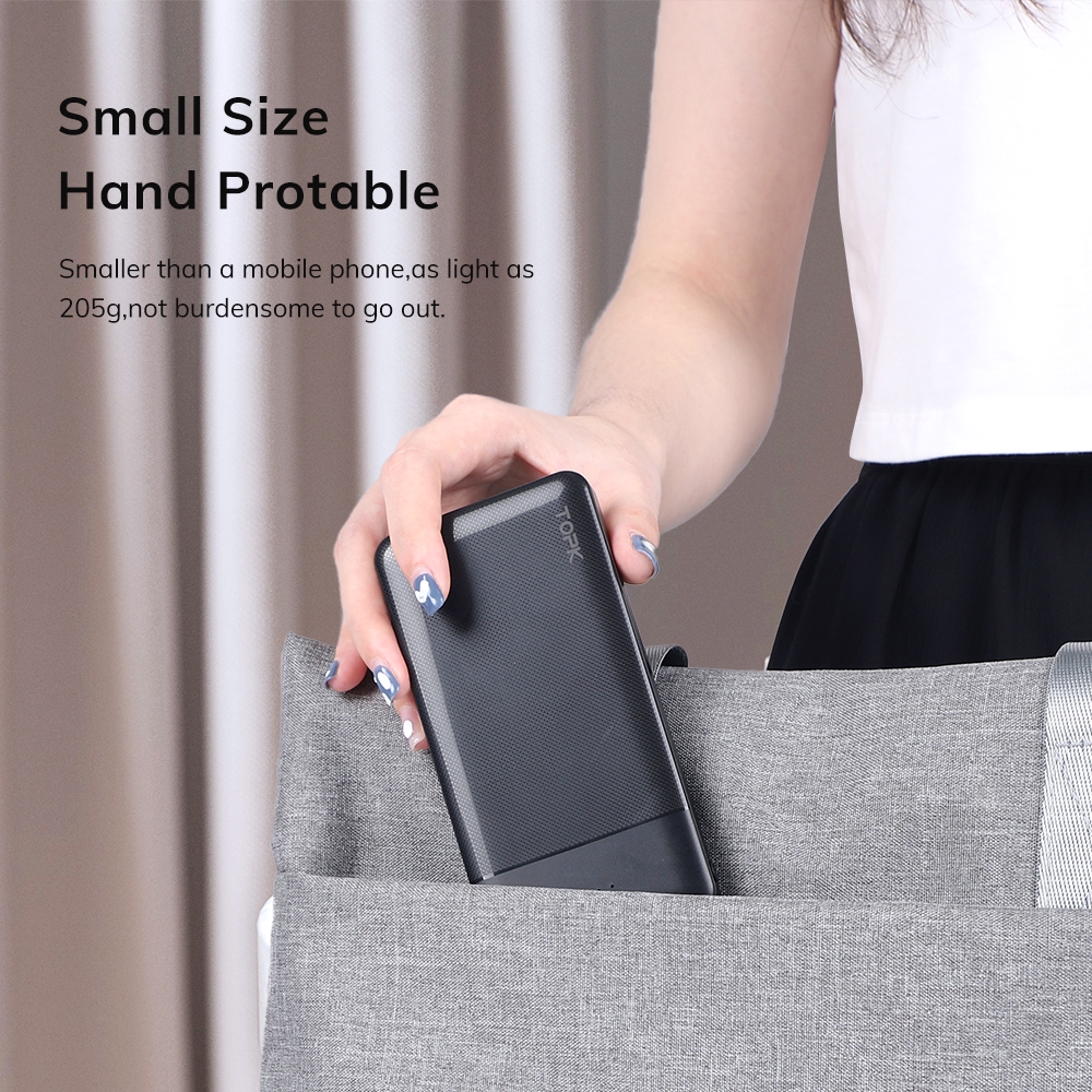 Pin Sạc Dự Phòng TOPK I1014 10000mAh Tích Hợp Giá Đỡ Điện Thoại | BigBuy360 - bigbuy360.vn