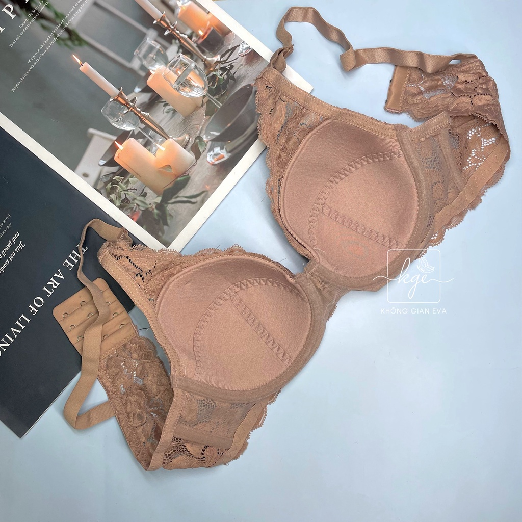 Áo lót ren mềm quả to có gọng , áo ngực nữ bigsize đệm mỏng 2182