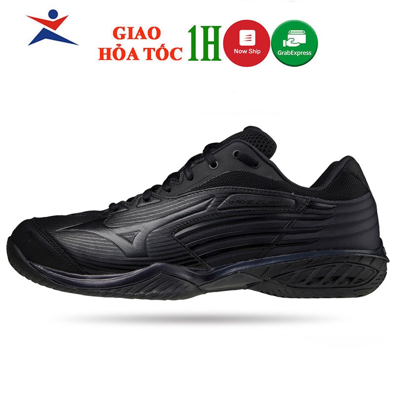Giày cầu lông chính hãng Mizuno Wave Claw Pro 71GA220004 mẫu mới màu đen