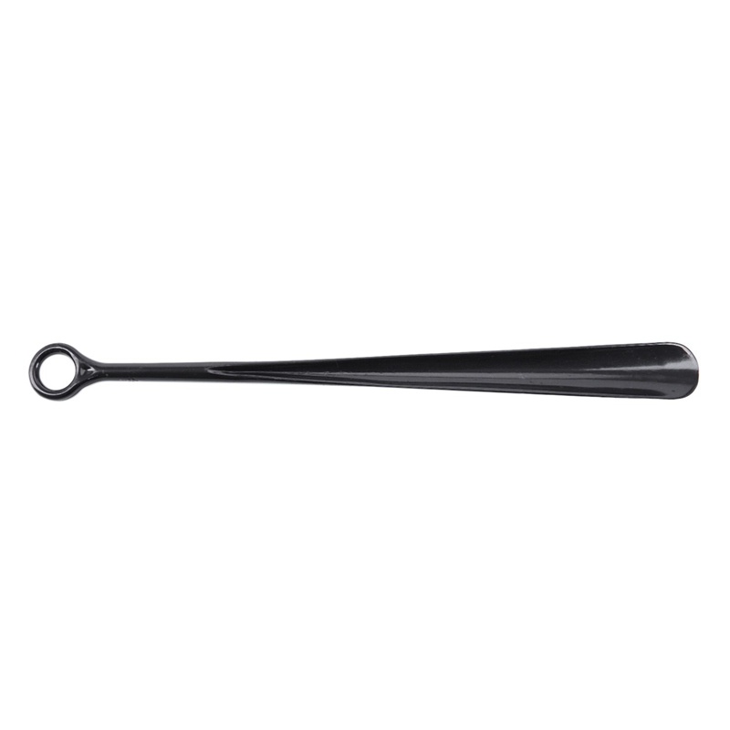 1x Dụng Cụ Hỗ Trợ Mang Giày Có Tay Cầm Dài 18.5inch Đen