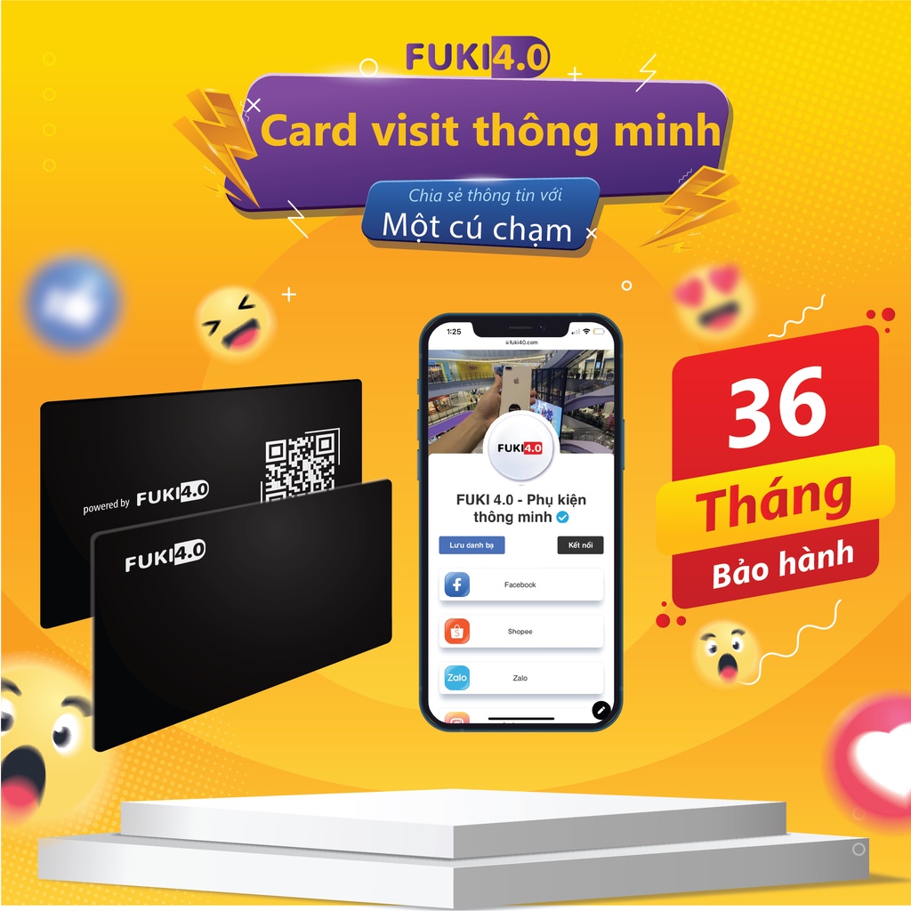 Card visit thông minh FUKI 4.0, chia sẻ thông tin một chạm