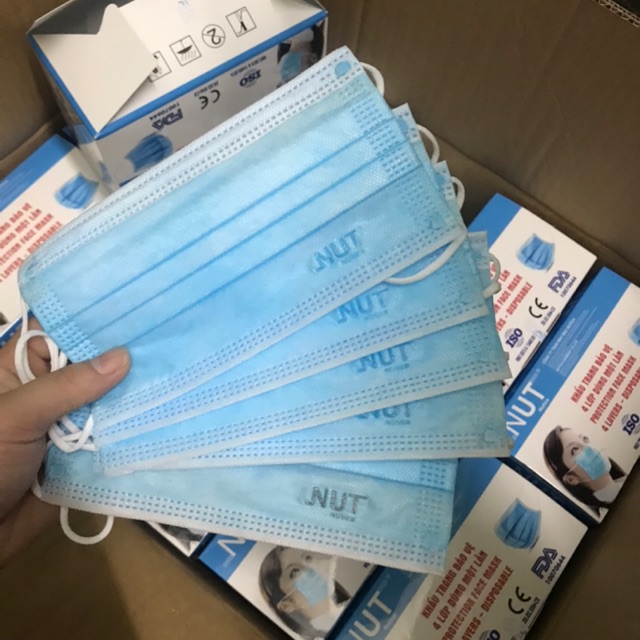Khẩu trang NUT  4 lớp ( 50cái/ hộp)