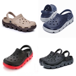 DÉP SỤC CÁ SẤU, DÉP BÍT ĐẦU NAM NỮ (tặng kèm 6 sticker)