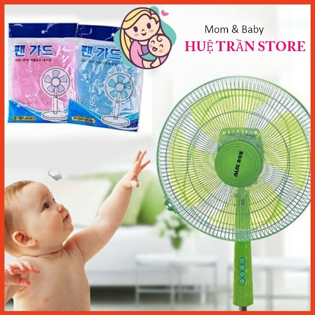 Lưới bọc quạt, lưới chắn quat bảo vệ an toàn ngón tay bé