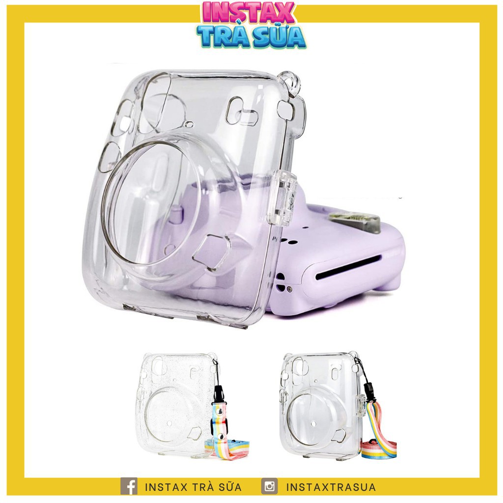 [Mã ELORDER5 giảm 10K đơn 20K] [MINI 11 HN] CASE TRONG BẢO VỆ MÁY INSTAX MINI 11 - CLEAR CASE