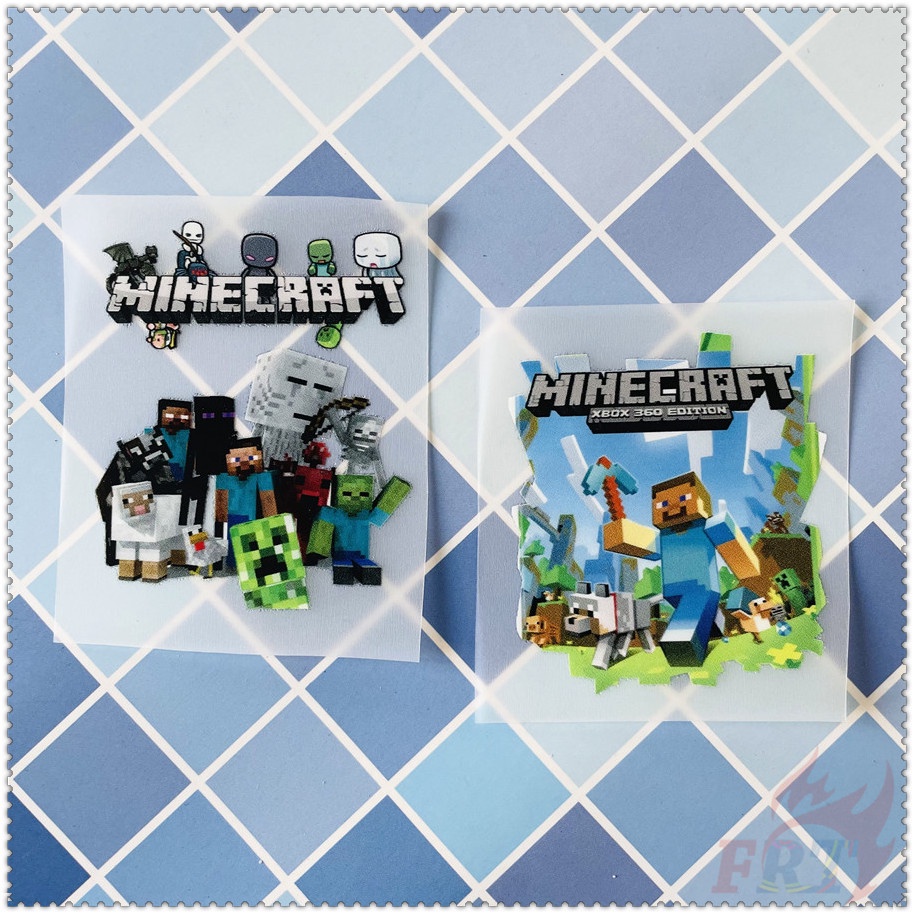 1 miếng dán in nhiệt vinyl chủ đề game thủ công