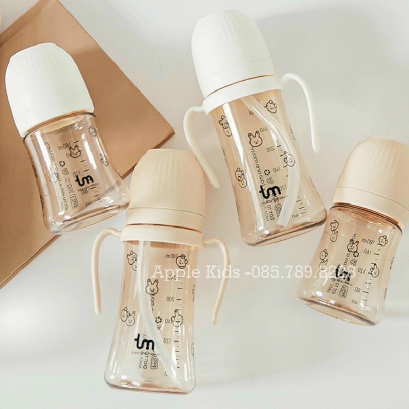 Bình hút Thỏ Bunny Hàn Quốc chính hãng 180ml/280ml