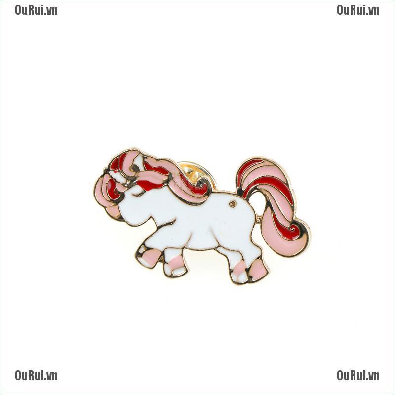 Ghim Cài Áo Hình Ngựa Một Sừng Dễ Thương