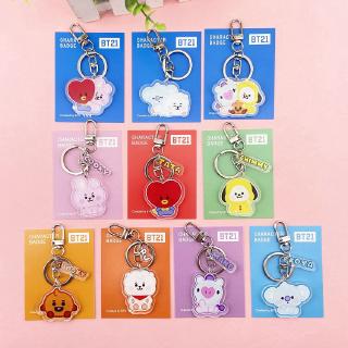 Móc Khóa Hình Bts Bt21 Dễ Thương