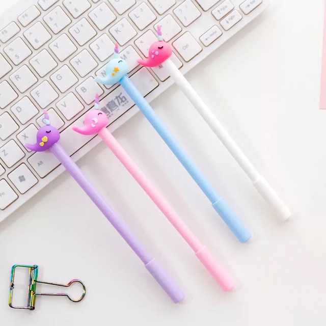 Sỉ 10 bút hình gà đội mũ gel  37k
