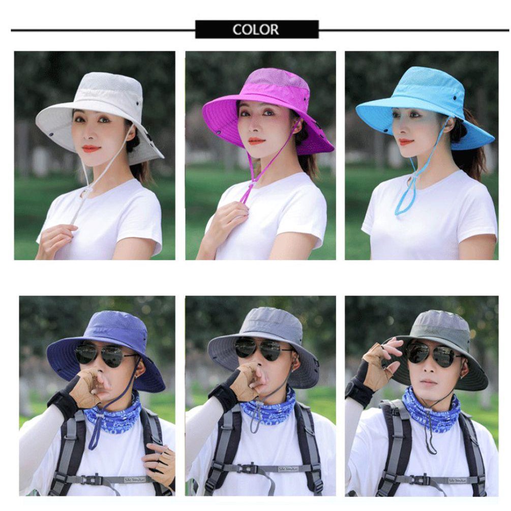 Mũ Rộng Vành Chống Nắng / Tia UV Thiết Kế Thoáng Khí Thời Trang Đi Biển Xinh Xắn Cho Nữ