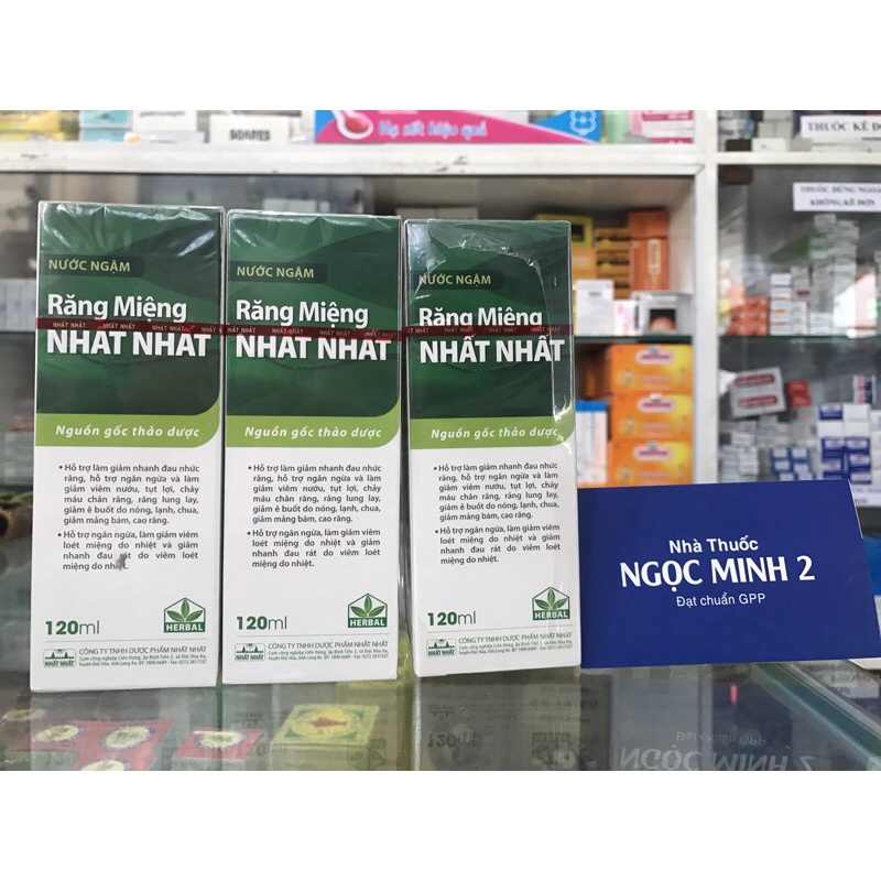 ✅ [Chính Hãng] Nước Ngậm Răng Miệng Nhất Nhất (120ml)