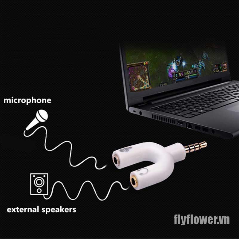 Bộ Chia Tai Nghe & Mic Giắc Cắm 3.5mm