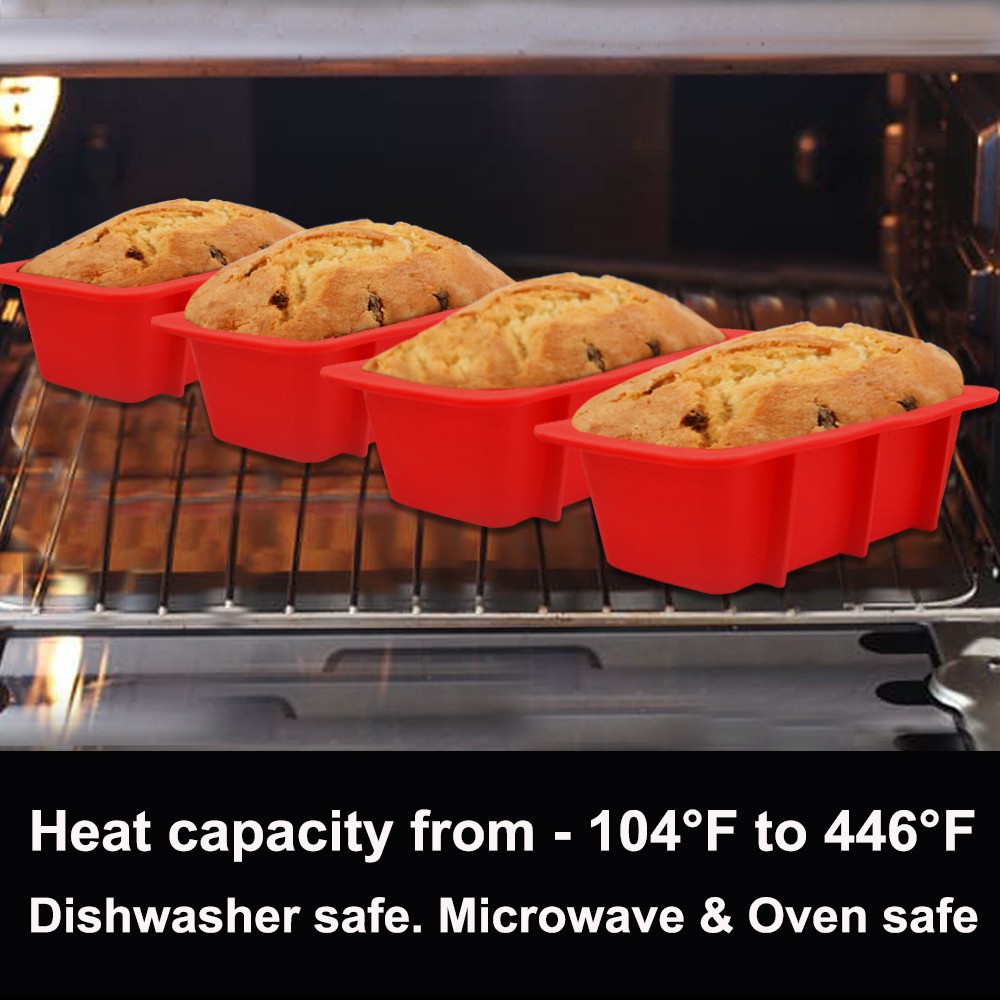 Khuôn Làm Bánh Mì WALFOS Bằng Silicone Chống Dính Kích Thước Mini