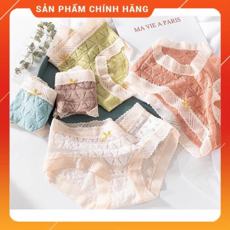 Quần Lót Ren Màu Dễ Thương Mềm Mịn Mẫu Mới Hot 258