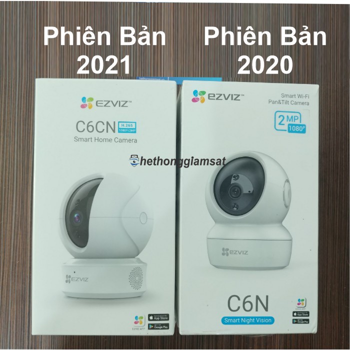 [Giá Sốc] Camera Wifi Xoay 360 EZVIZ C6CN H.265 (C6N Pro 2021) AI True-WDR 1080P 2Mpx - Chính Hãng, Bảo Hành 24 Tháng | BigBuy360 - bigbuy360.vn