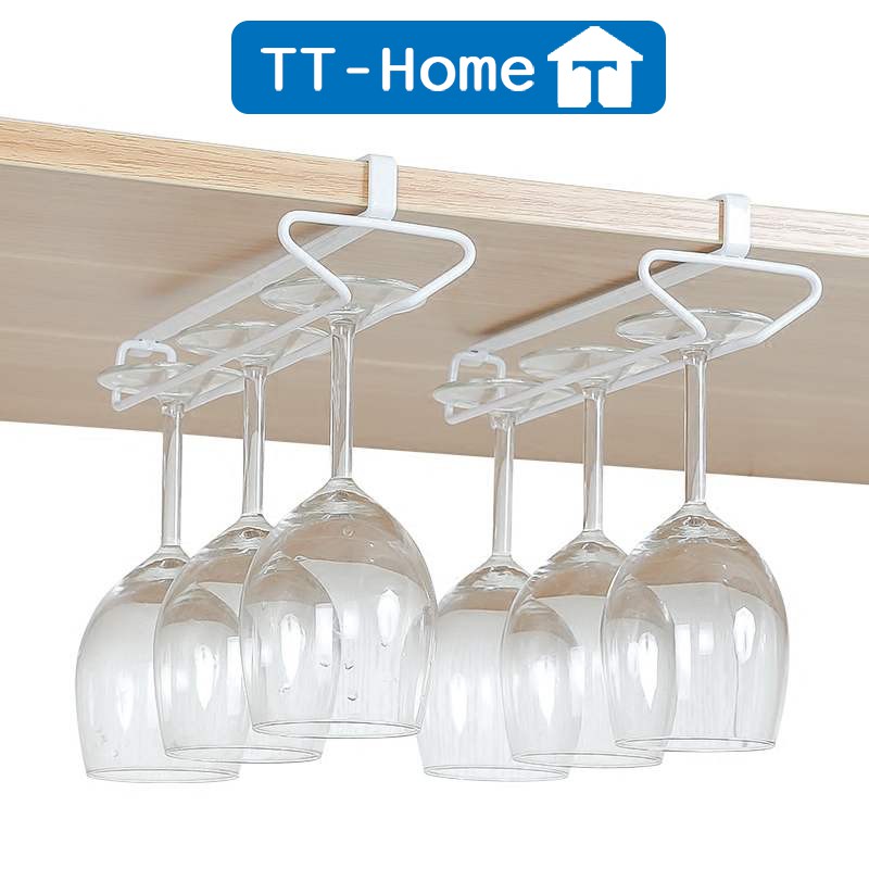 Giá treo ly rượu vang bằng hợp kim chắc chắn, chống gỉ cao cấp  TT- HOME