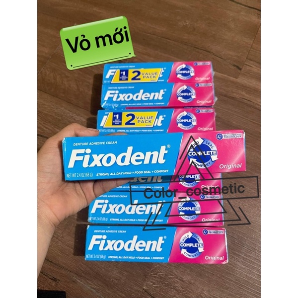 Keo Dán Hàm Răng Giả Fixodent 68g 1 tuýp