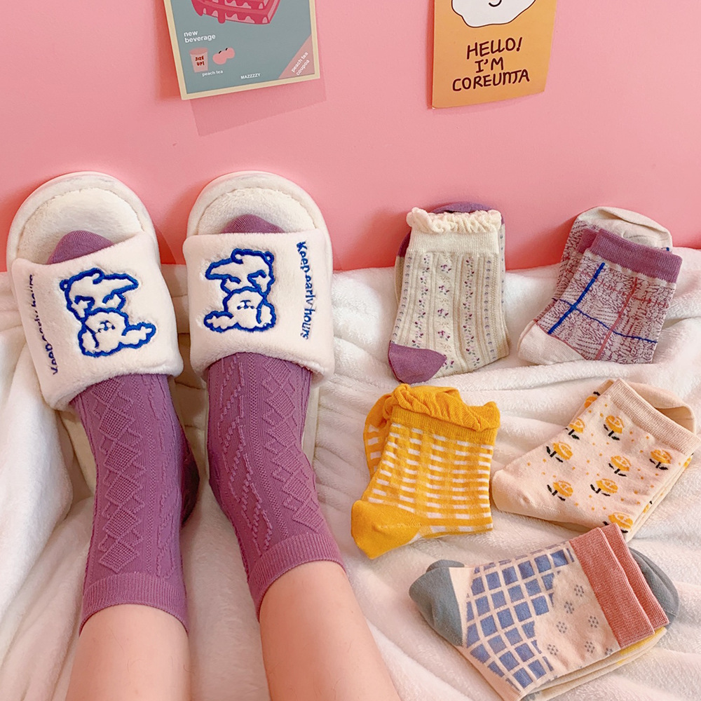 Vớ ống Nhật Bản thời trang thu đông dễ phối trang phục | BigBuy360 - bigbuy360.vn