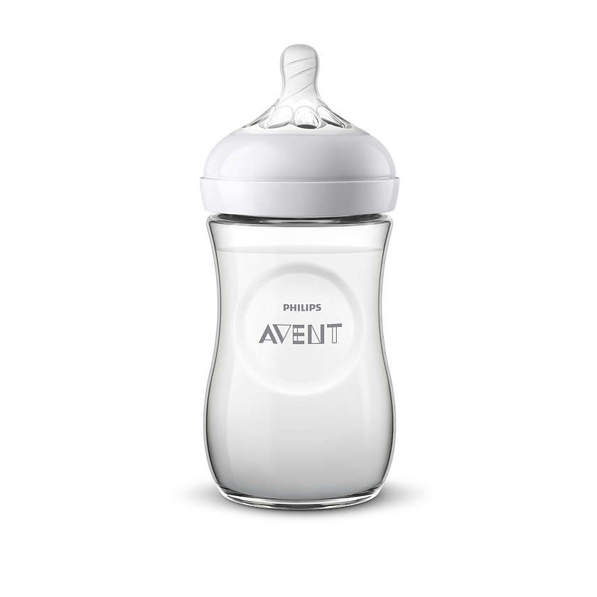 Bình sữa mô phỏng tự nhiên 260ml in hình hoạ tiết Philips Avent mẫu mới