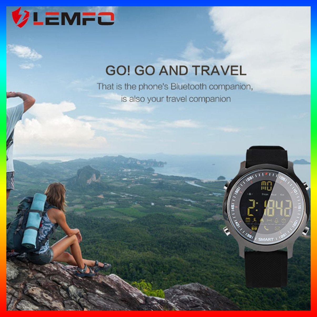 [Mới]LEMFO EX18 Pedometer Smart Watch Message Reminder for Android for iOS Phone