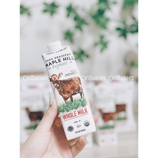 Sữa tươi cao cấp mĩ maple hill - 237ml hàng air