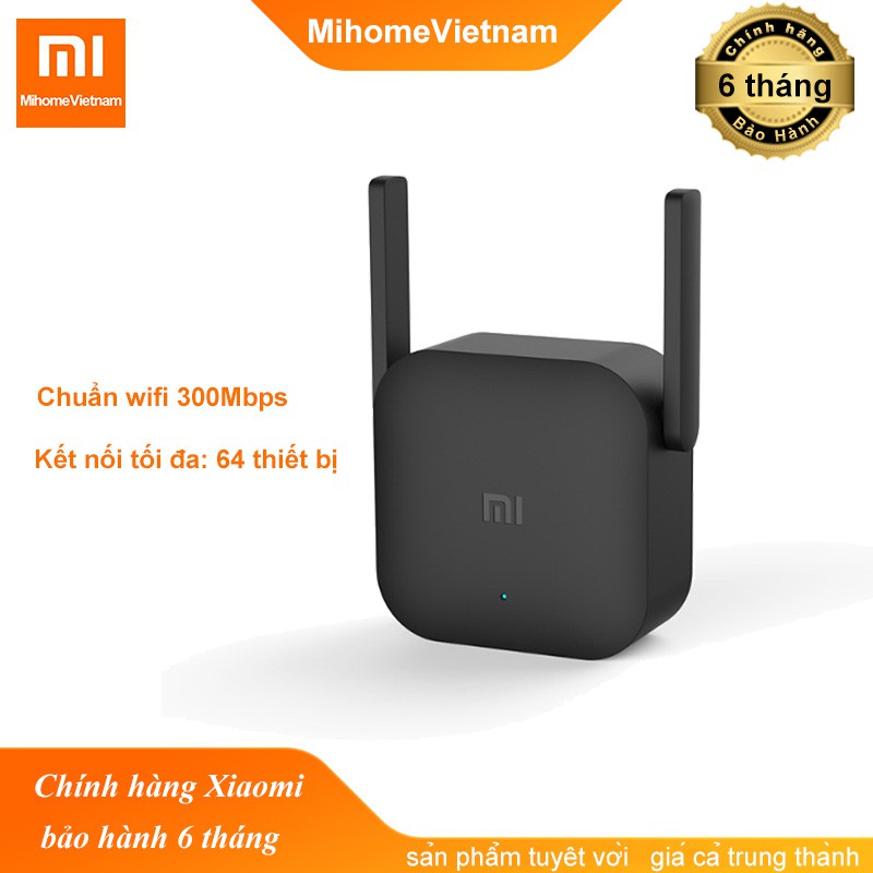 [CHÍNH HÃNG] Thiết bị kích sóng Xiaomi Wifi Repeater Pro bộ kích sóng wifi Xiaomi Pro