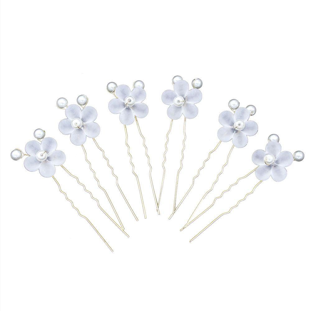 Set 6 Kẹp Tóc Chữ U Tạo Kiểu Tóc Cho Cô Dâu