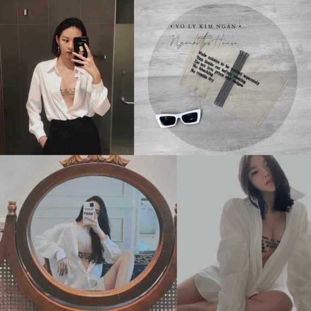 Áo lưới ống tatoo siêu hot dây kéo khoá -B0B | BigBuy360 - bigbuy360.vn