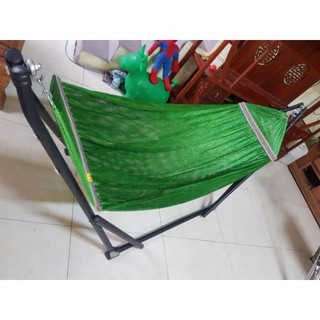võng xếp sài gòn kèm lưới phi 32 có ảnh thật sai người lớn