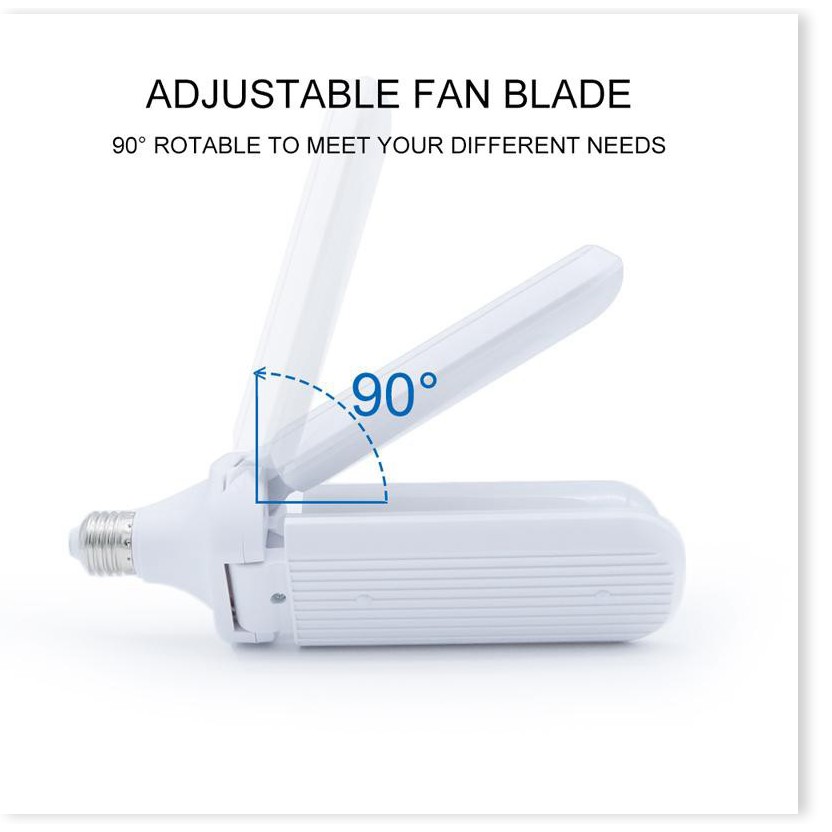 Bóng đèn led 60W hình quạt 4 cánh siêu sáng, có thể điều chỉnh góc độ ánh sáng Điện Gia Dụng Bảo Minh - Điện Gia Dụng Bả