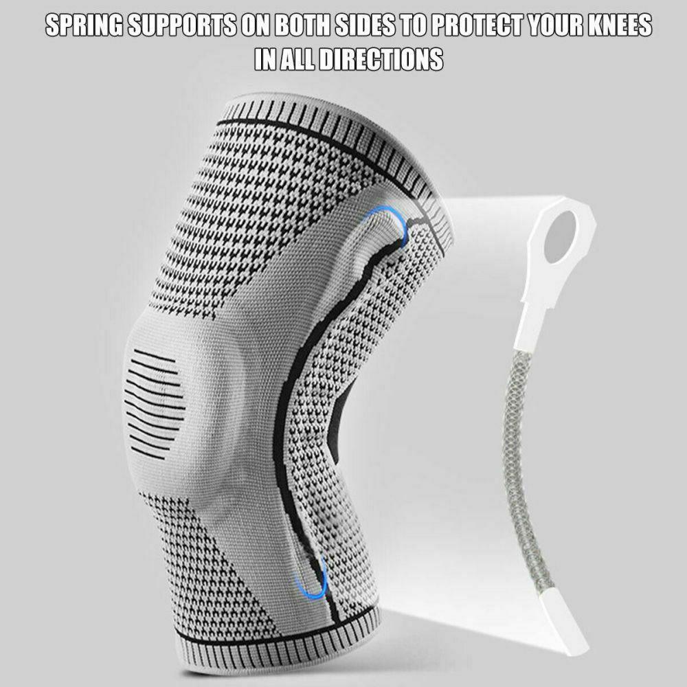 MUVAKO Toàn Bộ Băng Quấn Bảo Vệ Đầu Gối Chống Trượt Khi Chơi Bóng Rổ