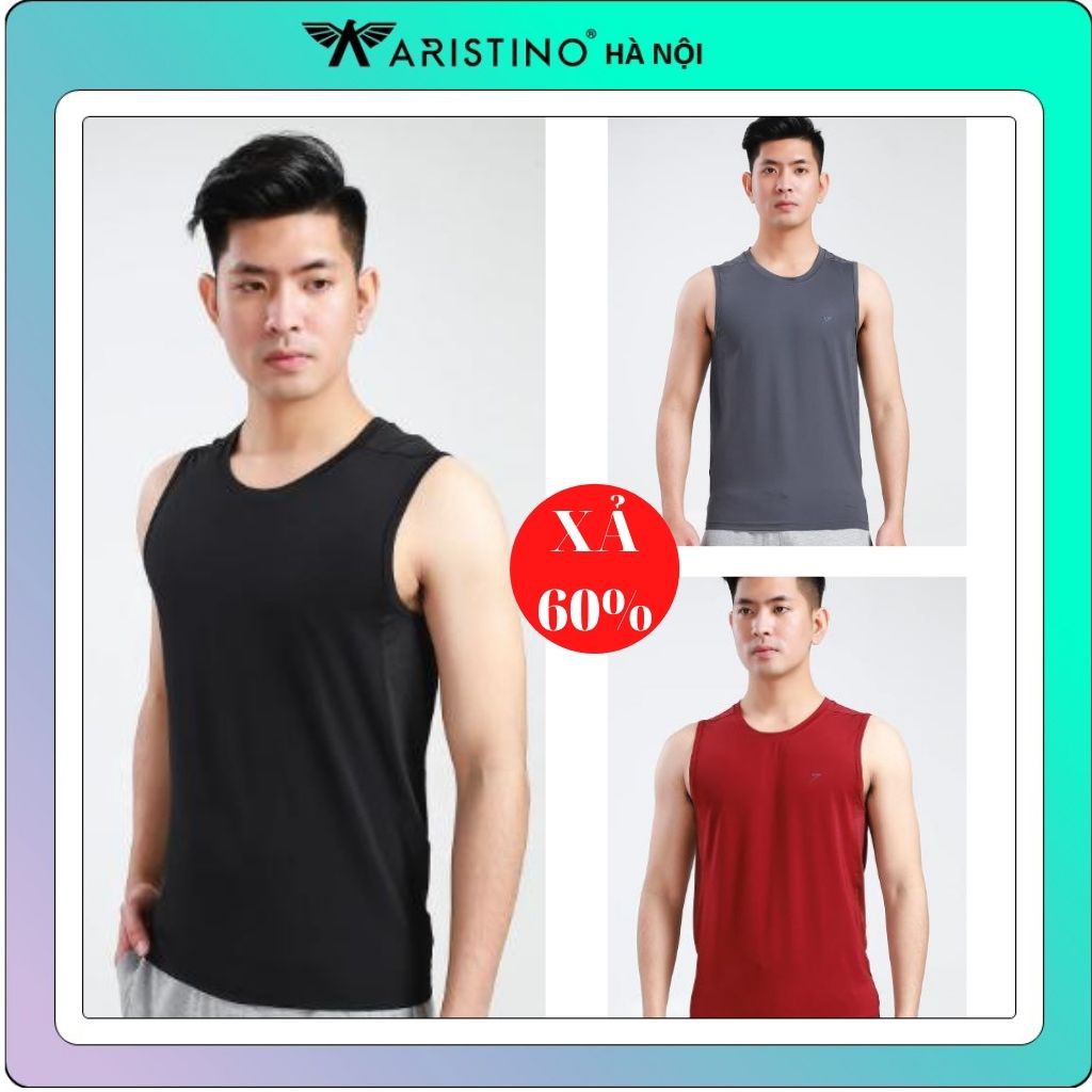 Áo ba lỗ thể thao nam KWIN- KTT002S8- 3 màu- (50-65 KG)