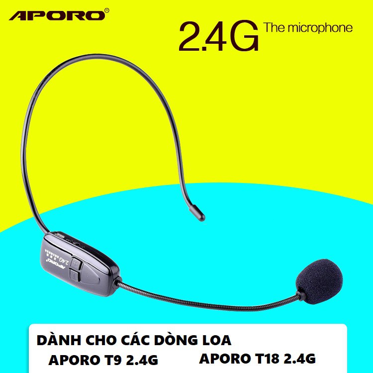 Micro không dây Aporo 2.4G dành cho các dòng máy T9 2.4G và T18 2.4G